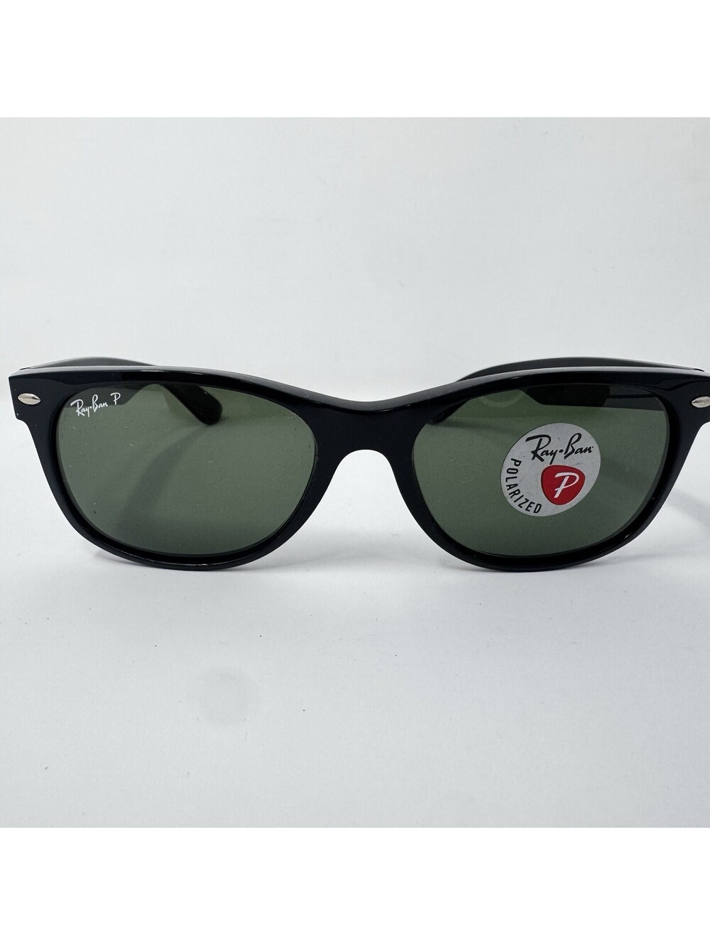 Ray-Ban RB2132 New Wayfarer 901/58 Black Polarized Sunglasses 55-18-145